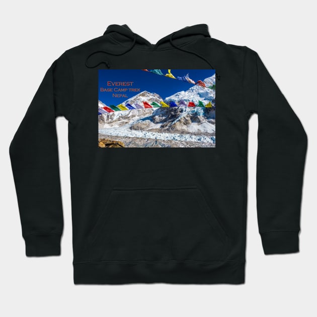 Everest and The Khumbu Glacier Hoodie by geoffshoults